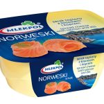 Сир плавлений з лососем і кропом Mlekpol Norweski Smak 150 г (Польща)