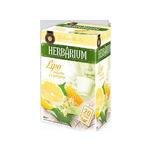 Чай трав’яний Herbarium липа, мед, цитрус 20пакет. Польща