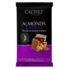 Шоколад CACHET (КАШЕТ) молочний 32% какао з мигдалем і Бельгія 300г