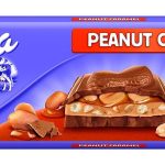 Шоколад Milka Peanut Caramel (c карамеллю і арахісом) Швейцарія 276г