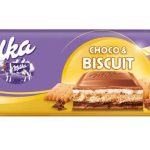 Шоколад молочний із бісквітним печивом Milka Choco Biscuit Швейцарія 300г