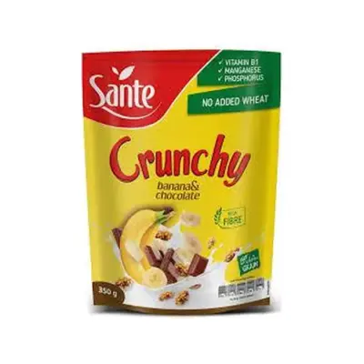 Кранчі (мюслі) Crunchy ( банан із шоколадом) Польща 350г