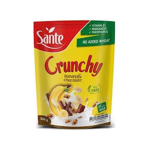 Кранчі (мюслі) Crunchy ( банан із шоколадом) Польща 350г