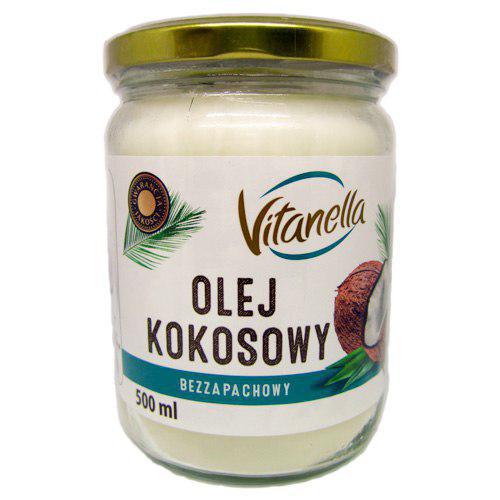 Кокосова олія рафінована Olej Kokosowy 500 мл Польща