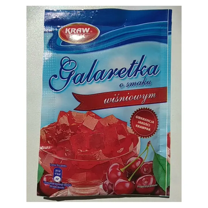 Желе (Galaretka) зі смаком вишні Kraw Pak Польща 70г