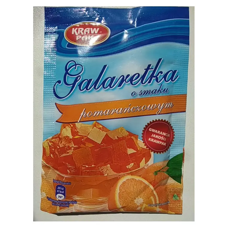 Желе (Galaretka) зі смаком апельсина Kraw Pak Польща 70г