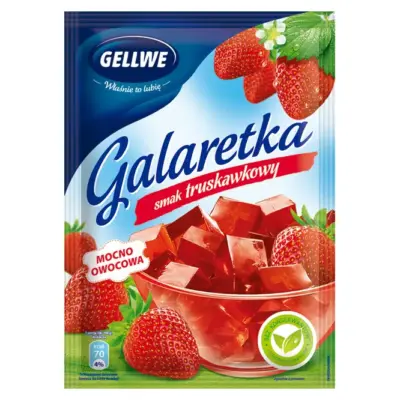 Желе (Galaretka) зі смаком полуниці Gellwe Польща 72г