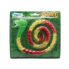 Желейні цукерки без глютену Snake Jelly (Змія 1м) Vidal Іспанія 66 г