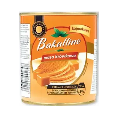 Згущене молоко з карамеллю Masa krowkowa Bakallino 400 г Польща