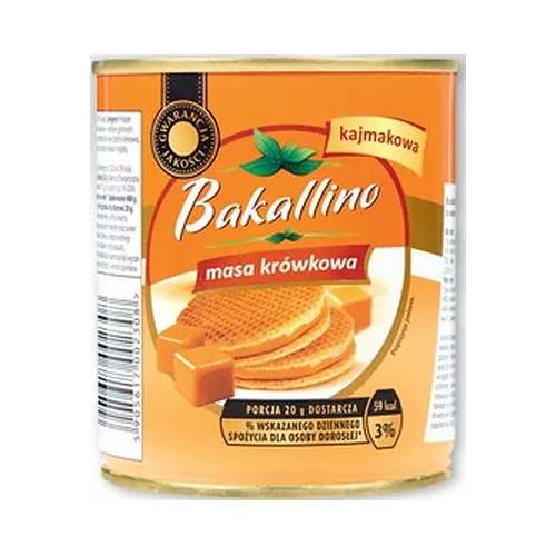 Згущене молоко з карамеллю Masa krowkowa Bakallino 400 г Польща