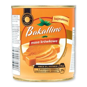 Згущене молоко з карамеллю Masa krowkowa Bakallino 400 г Польща
