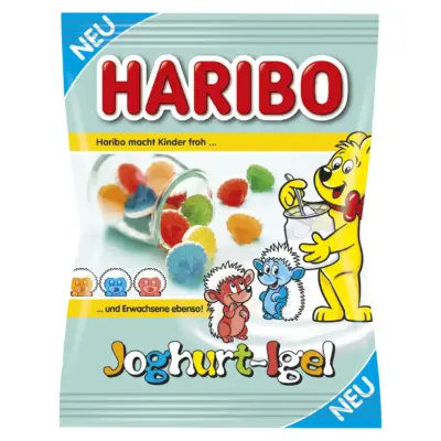 Желейні цукерки Haribo Joghurt igel (йогуртовий їжачок) Німеччина 175г