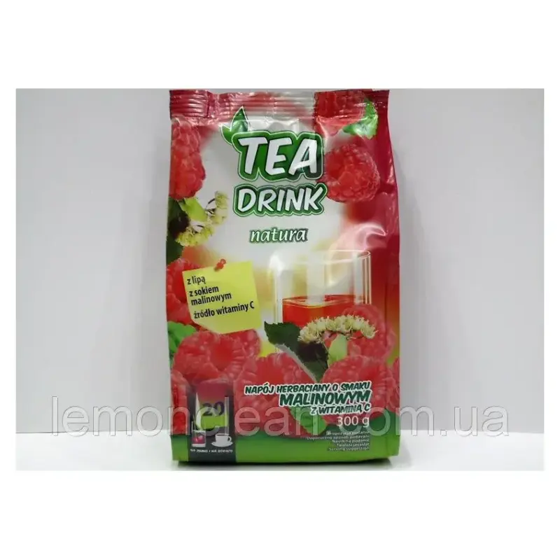 Чай розчинний Tea Drink Natura зі смаком малини і вітаміном С 300г