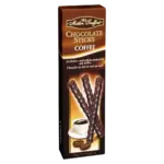 Чорний шоколад з начинкою зі смаком кави Chocolate Sticks Coffee Maitre Truffout , 75 г