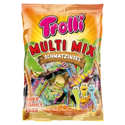 Желейні цукерки Trolli Multi Mix , 500 гр (27 пачок) Німеччина