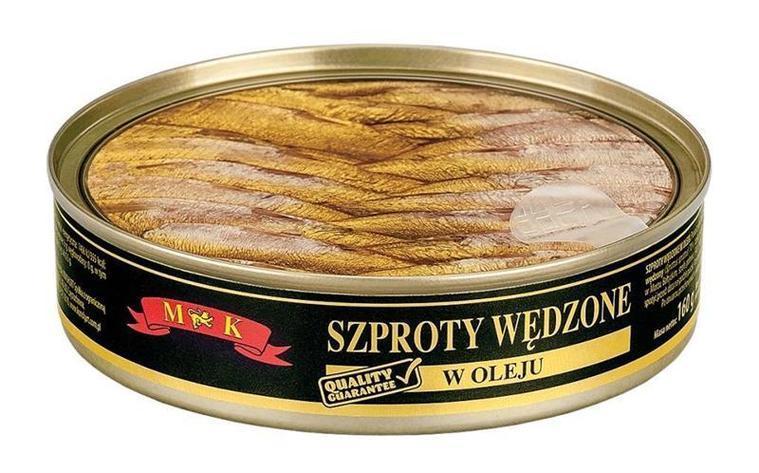 Шпроти в олії MK Wedzone , 160 г (Польща) ж/б