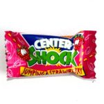 Жувальна гумка Chupa Chups Center Shock strawberry (кисла полуниця) 4 г