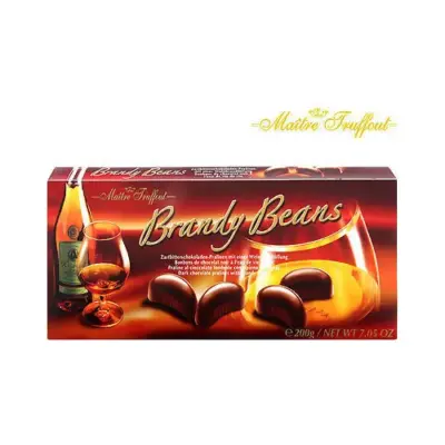 Шоколадні цукерки праліне з бренді Brandy Beans Maitre Truffout Австрія 190г