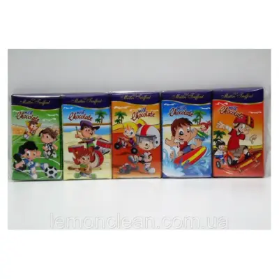 Шоколад молочний (міні) Maitre Truffout Milk chocolate 5х15г Австрія