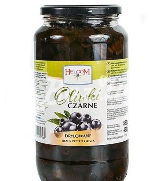 Оливки чорні без кісточки Oliwki Czarne Helcom 330 г Польща
