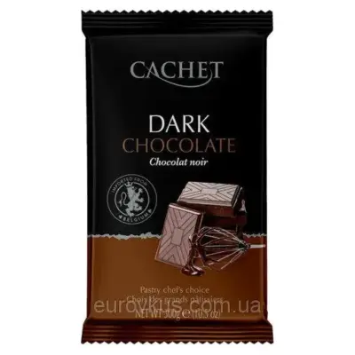 Шоколад Cachet (Кашет) чорний 53% какао Бельгія 300г