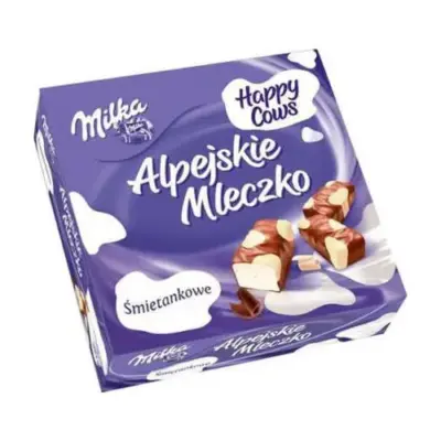Цукерки пташине молоко MILKA Альпійське молочко сметанкове 330г Німеччина