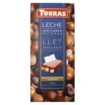 Шоколад Torras молочний із цілим лісовим горіхом Іспанія 200 г