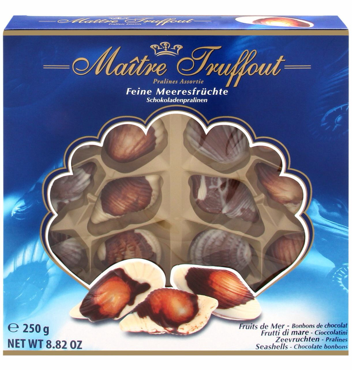 Цукерки Pralinen (Шоколадне праліне) Maitre Truffout Австрія 250 г