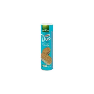 Печиво сендвіч без трансжирів Duo Mega Vanilla з ванільним кремом Gullon Іспанія 500 г