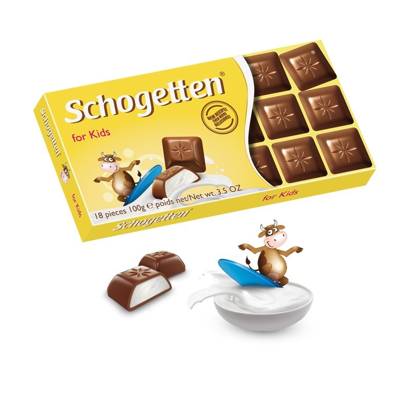 Шоколад "Schogetten for kids" (дитячий Шогетний), Німеччина, 100 г