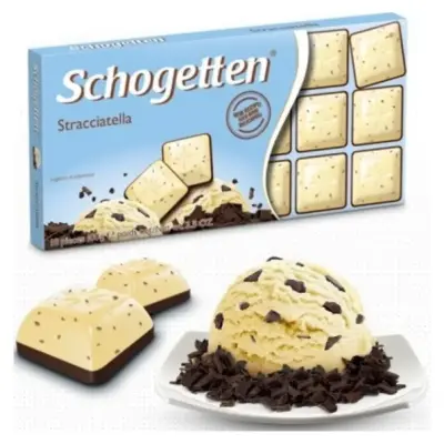 Шоколад "Schogetten" Stracciatella (Шогеттен Страчателла), 100г, Німеччина
