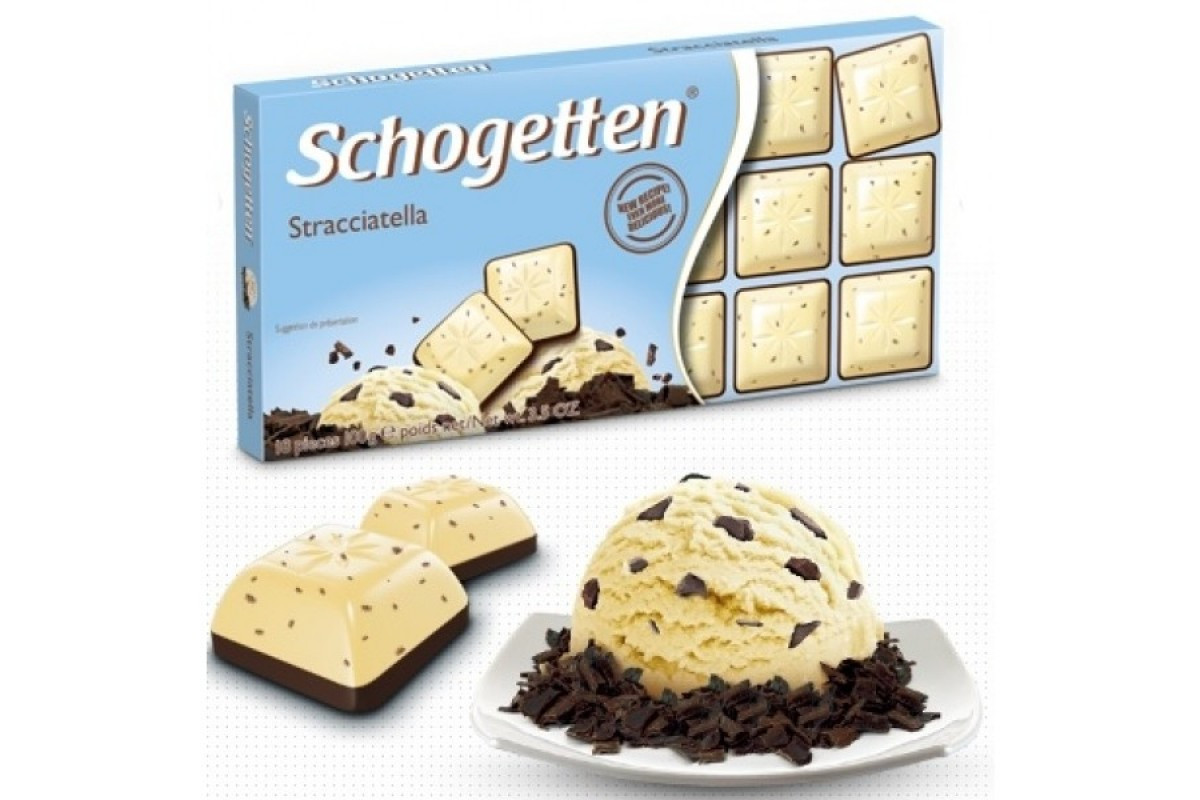 Шоколад "Schogetten" Stracciatella (Шогеттен Страчателла), 100г, Німеччина