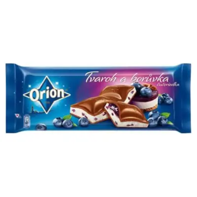 Шоколад молочний з чорничним чізкейком Boruvka Orion Nestle Чехія 240г