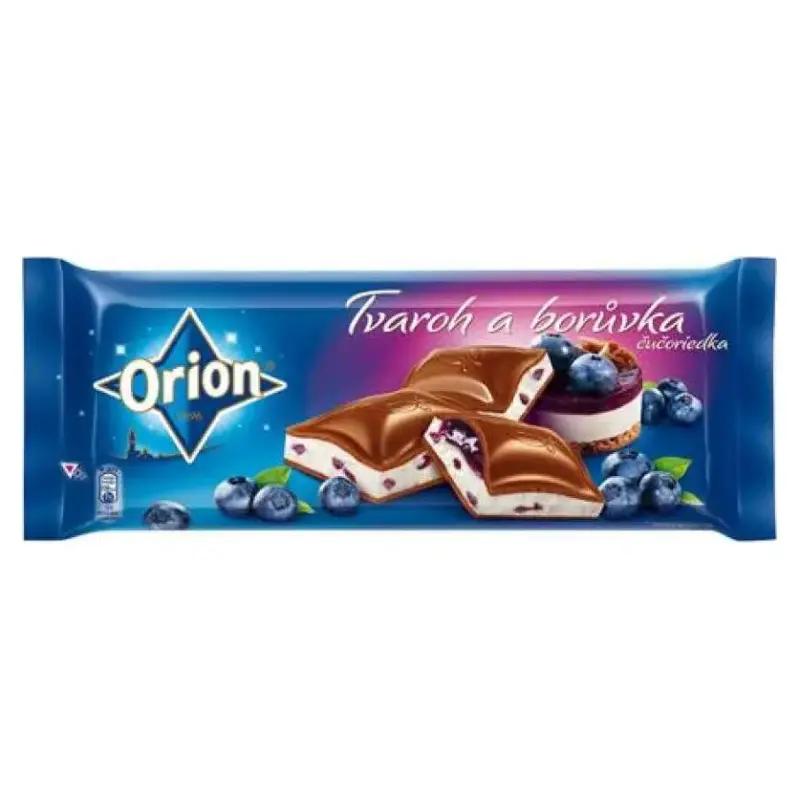 Шоколад молочний з чорничним чізкейком Boruvka Orion Nestle Чехія 240г