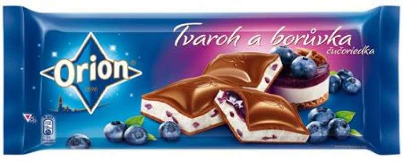 Шоколад молочний з чорничним чізкейком Boruvka Orion Nestle Чехія 240г