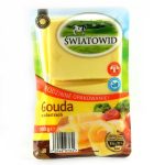 Сир без консервантів у слайсах Gouda Swiatowid 300 г Польща
