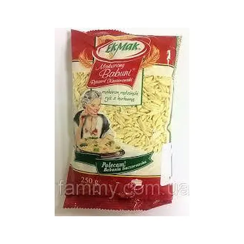 Макаронні вироби з куркумою Рис Ryz Babuni EkMak Польща 250г