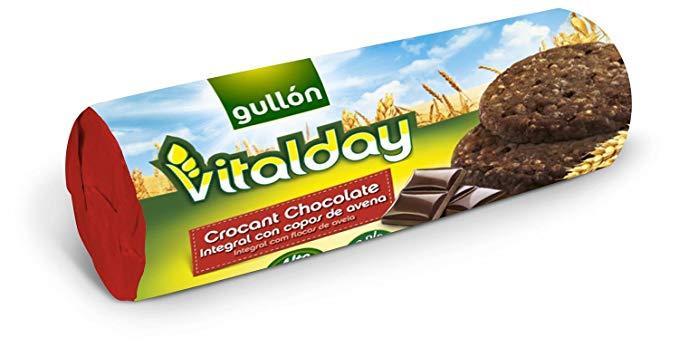 Печиво злакове з вівсяними пластівцями і шматочками шоколаду Gullon 280г Іспанія