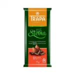 Шоколад чорний без цукру та без глютену Trapa Stevia 50% какао 75 г Іспанія