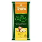 Шоколад білий без цукру і без глютена Trapa Stvia 75г Іспанія