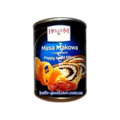 Макова маса з родзинками й апельсином Helcom Польща 380г