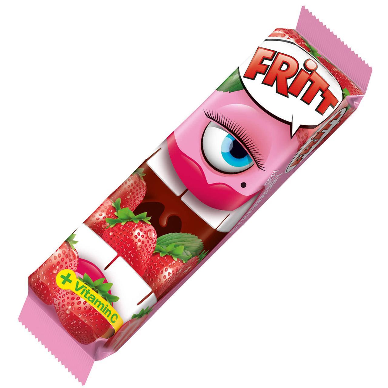 Желейні цукерки Fritt (жувальні) полуниця Німеччина 70г