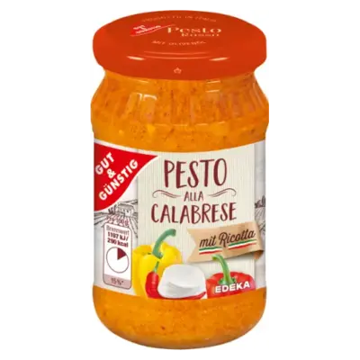 Соус Pesto alla Calabrese  GUT & GÜNSTIG 190 г Германия