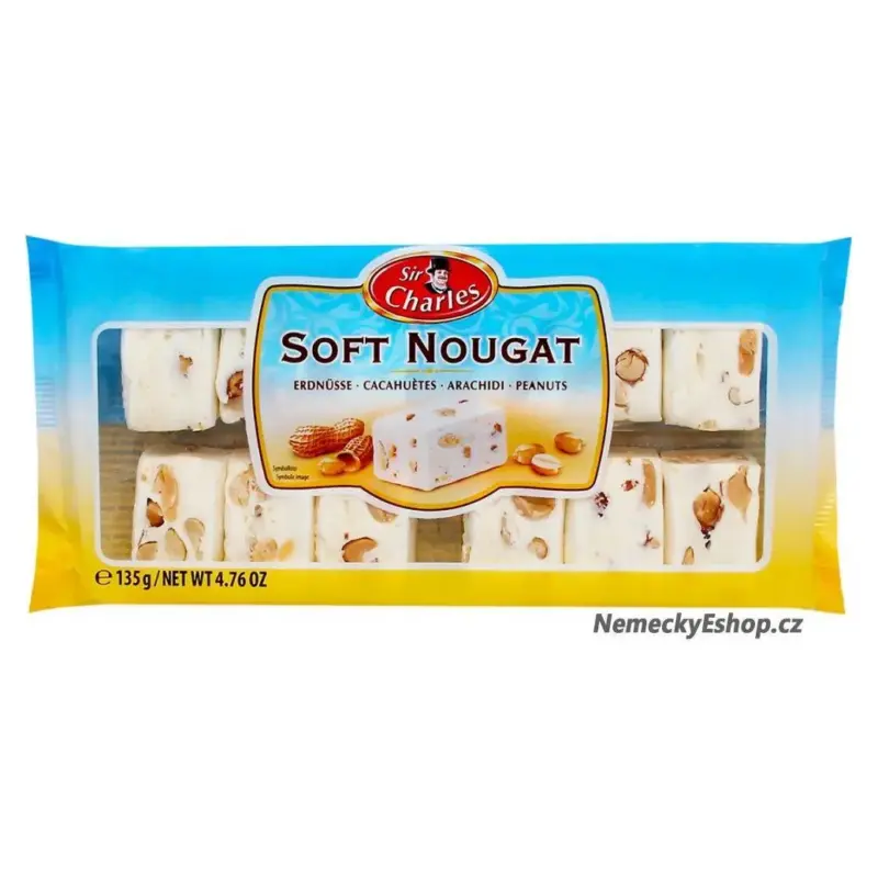 Нуга м’яка з арахісом Soft Nougat Sir Charles Австрія 135г
