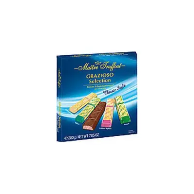 Чорний і молочний шоколад Grazioso Selection Classic style Maitre Truffout, 200 гр