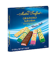 Чорний і молочний шоколад Grazioso Selection Classic style Maitre Truffout, 200 гр