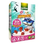 Печенье без глютена, лактозы и яиц Dibus Sharkies Gullon 250г Испания