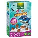 Печиво без глютену, лактози і яєць Dibus Sharkies Gullon 250г Іспанія