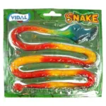 Желейні цукерки без глютену Snake Jelly (Змія 1м) Vidal Іспанія 66 г
