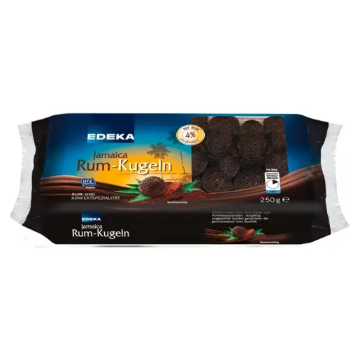 Цукерки з ямайським ромом в шоколадній крихті Rum Kugeln Edeka 250г Німеччина